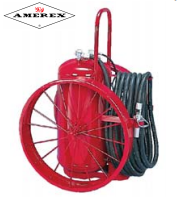 Foam Type Wheeled Unit Fire Extinguisher by Amerex in East Village, New York