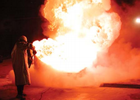 Fire Extinguisher Test Burn